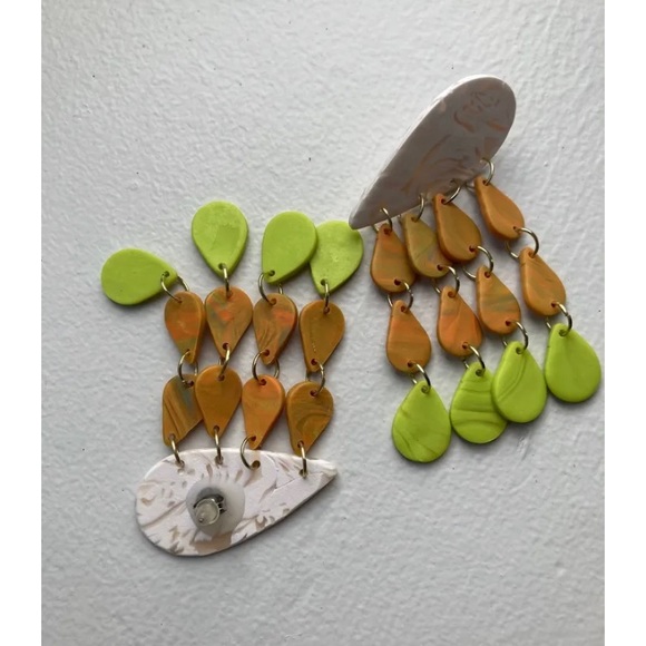 Make Small Talk Handmade Statement Earrings - Picture 3 of 5